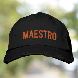 Gorra Bordada Maestro El Maestro El Profesor
