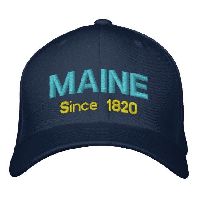 Gorra Bordada Maine Desde 1820 Cap (Anverso)
