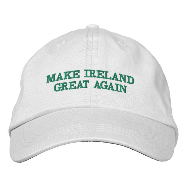 Gorra Bordada Make Ireland Great Again Irlandesa (Anverso)