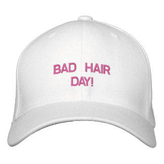GORRA BORDADA ¡MALO DÍA DEL PELO!