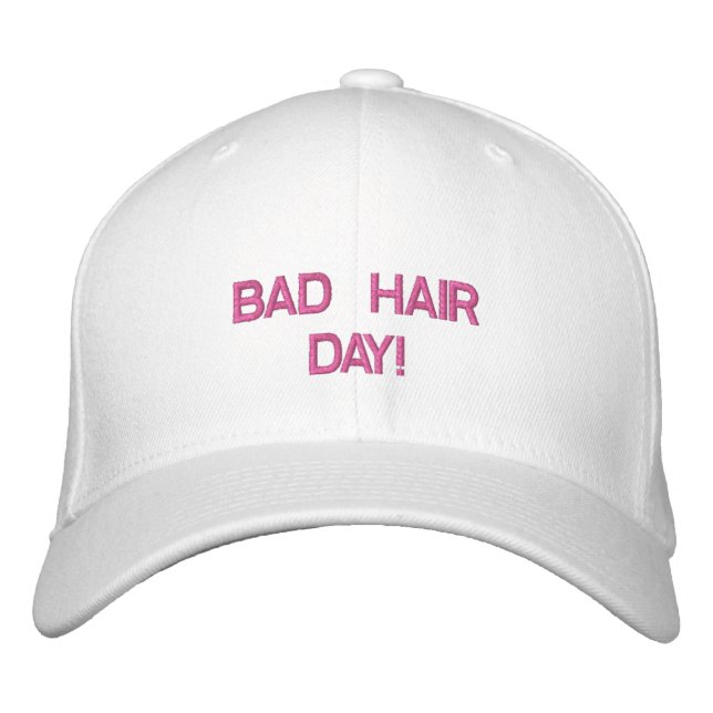 GORRA BORDADA ¡MALO DÍA DEL PELO! (Anverso)