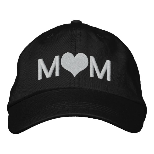 Gorra Bordada Mamá con corazón (Anverso)
