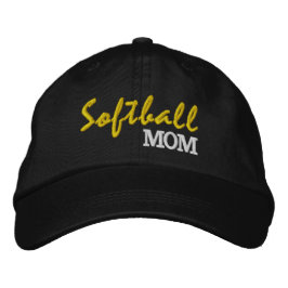 Gorra Bordada Mamá de Sóftbol, Tema Deportes