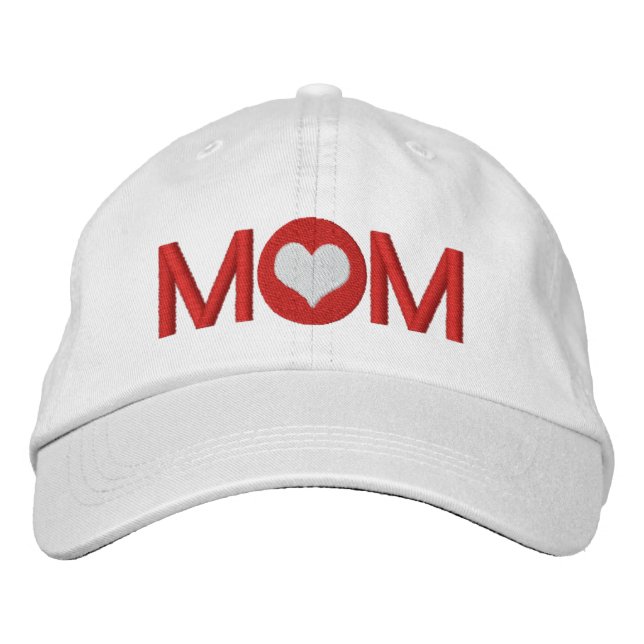 Gorra Bordada Mamá del corazón del amor (Anverso)