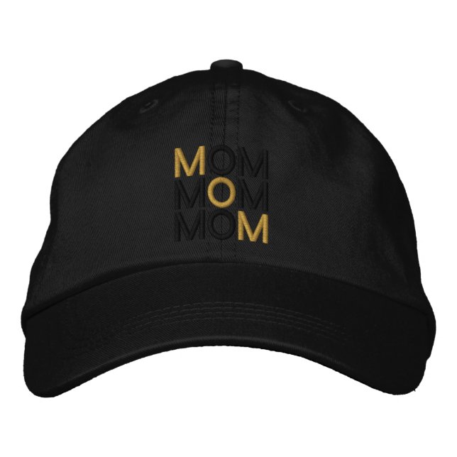 Gorra Bordada Mamá dorada (Anverso)