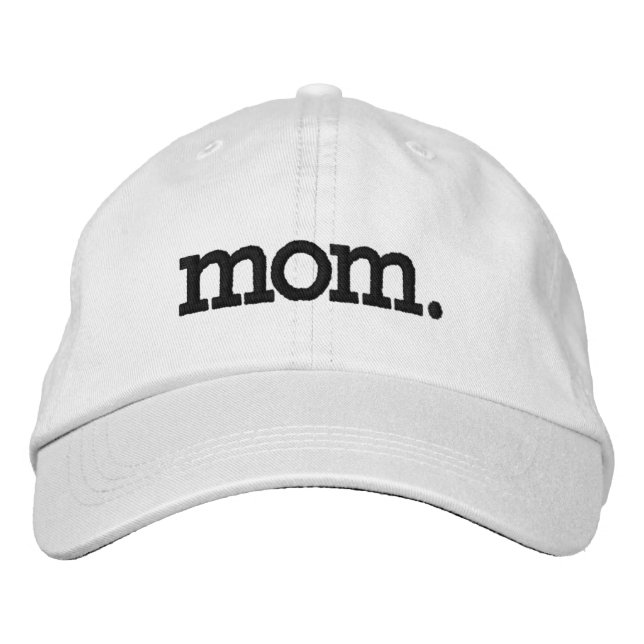 Gorra Bordada Mamá madre mami negra (Anverso)