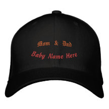 Mamá Papá con Nombre de Bebé - Inicial B Flexfit N