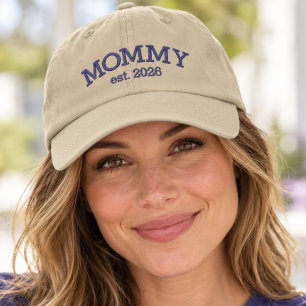 Gorra Bordada MAMÁ Personalizada Año de Est.