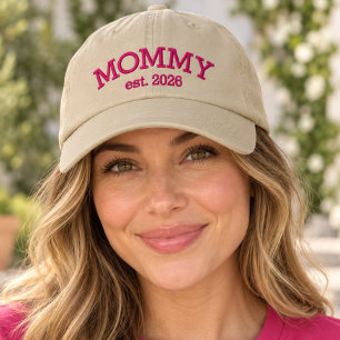 Gorra Bordada MAMÁ Personalizada Año de Est.