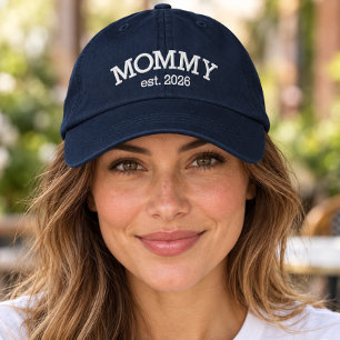 Gorra Bordada MAMÁ Personalizada Año de Est.