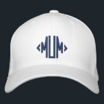 Gorra Bordada Mamá Personalizado de tipografía moderna simple<br><div class="desc">Mamá Simple y Moderno Personalizado de Tipografía Borrada Gorra de Béisbol presenta el sencillo texto moderno bordado "Mamá". Perfecto como regalo para la Mamá por el Día de la Madre,  Navidades,  cumpleaños y más. Creado por Evco Studio www.zazzle.com/store/evcostudio</div>