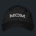 Gorra Bordada Mamá simple Personalizado de tipografía moderna de<br><div class="desc">Mamá,  simple Personalizado de tipografía moderna de Guay bordado gorro de béisbol presenta el sencillo y moderno texto bordado "Mamá". Perfecto como regalo para la madre por el Día de la Madre,  Navidades,  cumpleaños y más. Creado por Evco Studio www.zazzle.com/store/evcostudio</div>