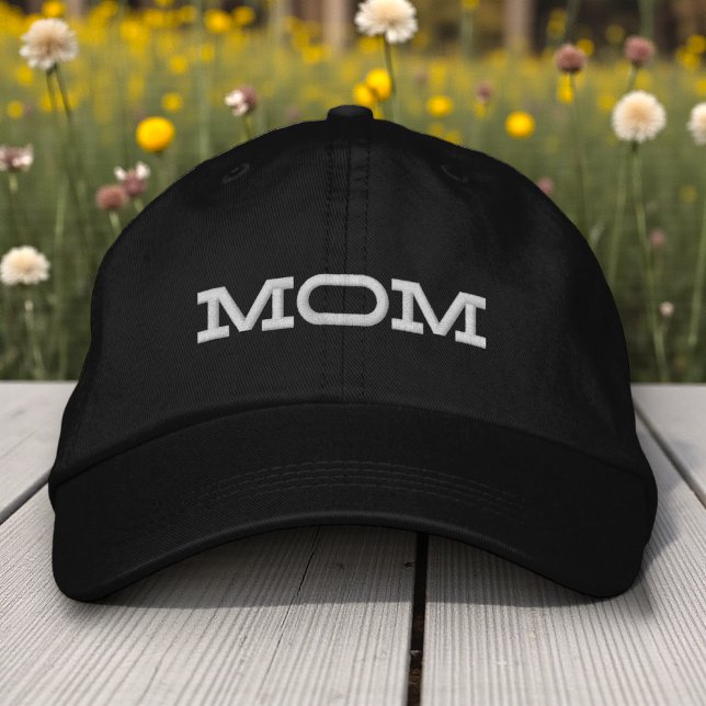 Gorra Bordada Mamá simple Personalizado de tipografía moderna de (Subido por el creador)