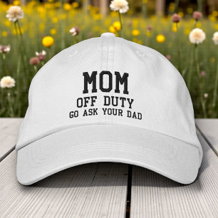 Gorra Bordada Mamá sin servicio simple Personalizado de tipograf