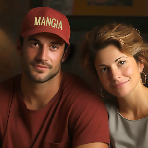 Gorra Bordada Mangia (Comer)