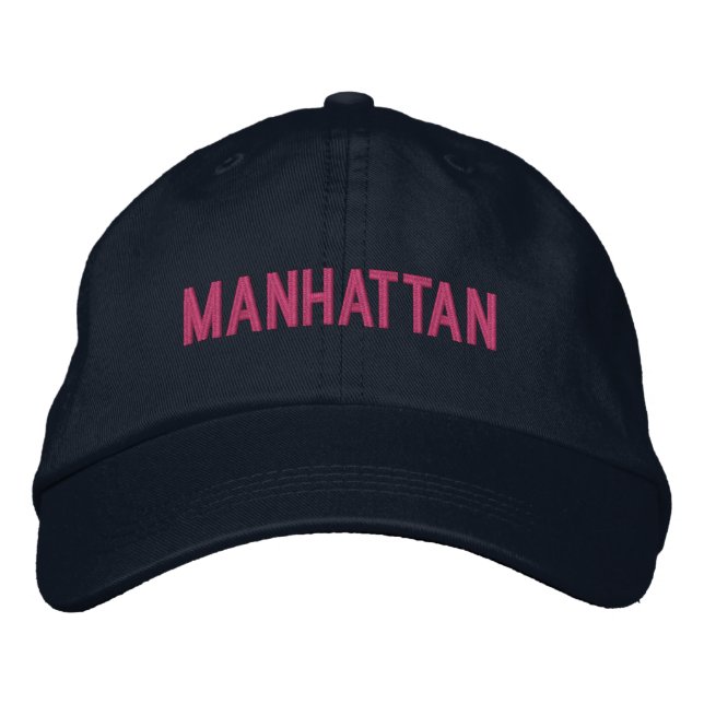GORRA BORDADA MANHATTÁN (Anverso)