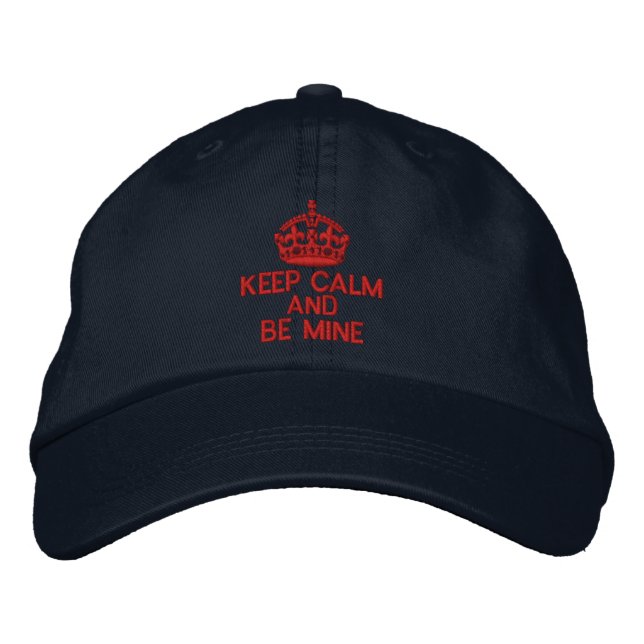 Gorra Bordada Mantén La Calle Y Sé Mío (Anverso)