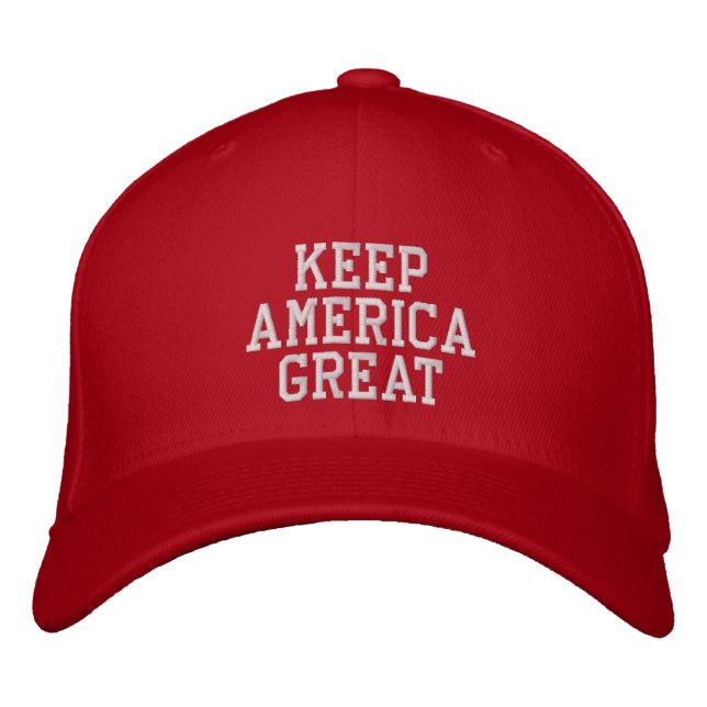 GORRA BORDADA MANTENER A ESTADOS UNIDOS GRANDE (Anverso)