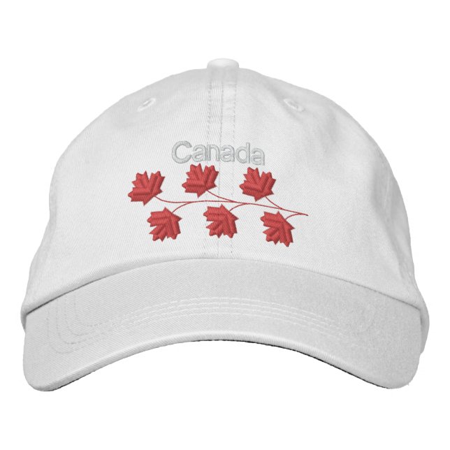Gorra Bordada Maple Leaf Canada (Anverso)