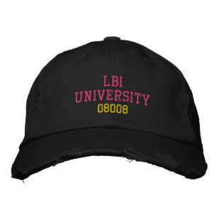 GORRA BORDADA MARCA COMERCIAL DE LA UNIVERSIDAD LBI