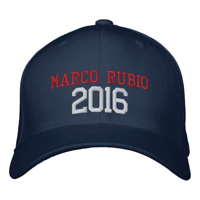 Gorra Bordada Marco Rubio Presidente 2016 (Anverso)