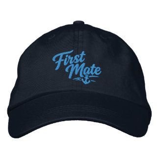 Gorra Bordada Marinero Primer Oficial de Barcos Tipografía Negri