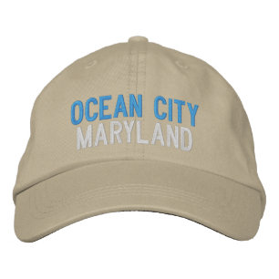GORRA BORDADA MARISLANDIA DE LA CIUDAD DEL OCÉANO ABORDÓ LA TAPA