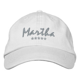 Gorra Bordada Martha Name