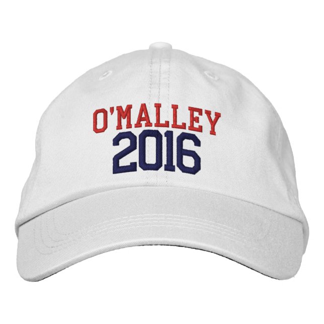 Gorra Bordada Martin O'Malley Presidente 2016 (Anverso)