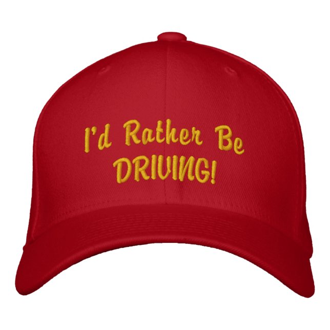 Gorra Bordada Más bien conducir la PAC (Anverso)