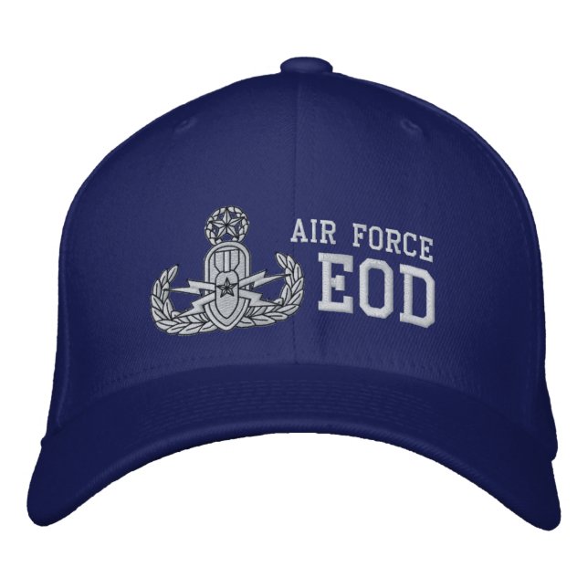 Gorra Bordada Master de EOD de la Fuerza Aérea (Anverso)
