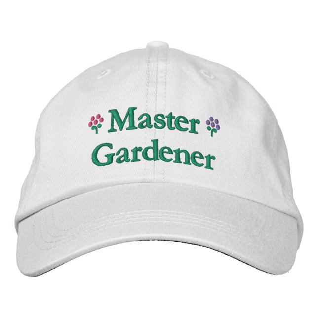 Gorra Bordada Master Gardener (Anverso)