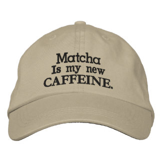 Gorra Bordada Matcha es mi nueva CAFEÍNA.
