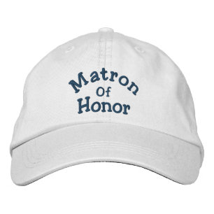 Gorra Bordada Matrón De Honor Boda