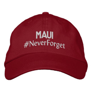 Gorra Bordada Maui #NeverForget Ajustable