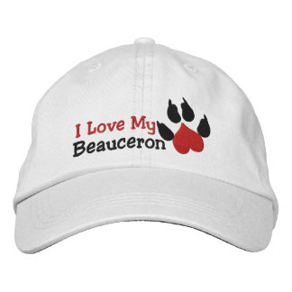 Gorra Bordada Me encanta la impresión de mis pastas de perro de 