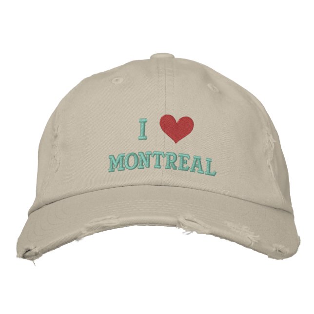GORRA BORDADA ME ENCANTA MONTREAL (Anverso)