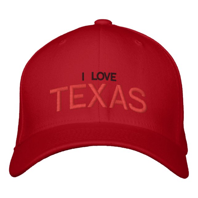Gorra Bordada ME ENCANTA TEXAS - CAP de ZaZleMan (Anverso)