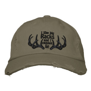 Gorra Bordada Me gustan los racks grandes y no puedo mentir