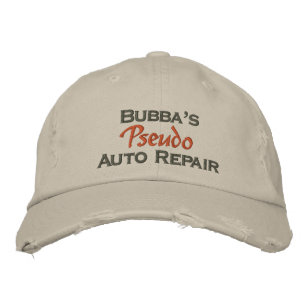 Gorra Bordada Mecánico divertido de los hombres