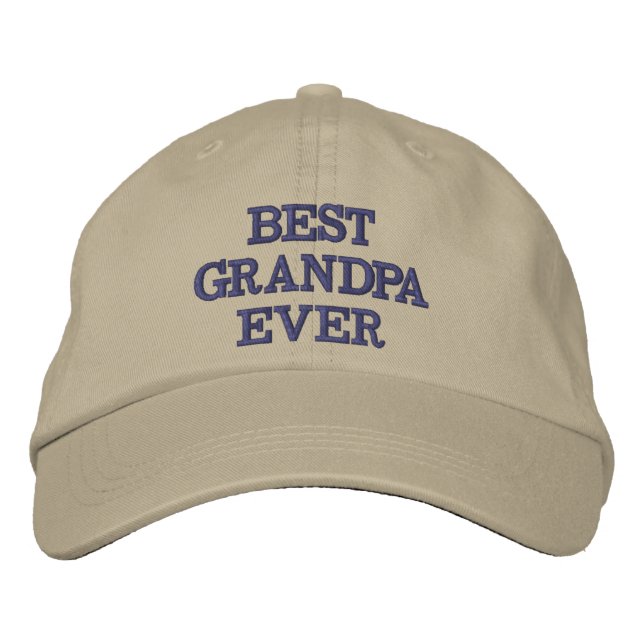 Gorra Bordada Mejor abuelo jamás (Anverso)