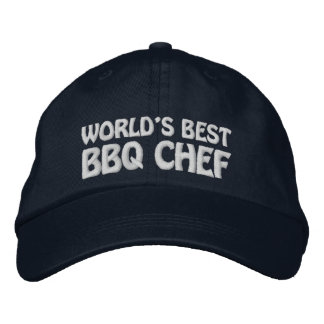 Gorra Bordada Mejor Chef de barbacoa del mundo