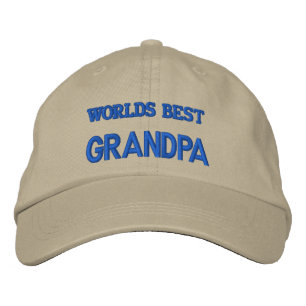 GORRA BORDADA MEJOR GRANDPA DEL MUNDO