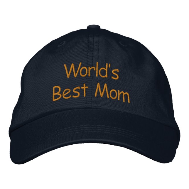 Gorra Bordada Mejor madre del mundo (Anverso)