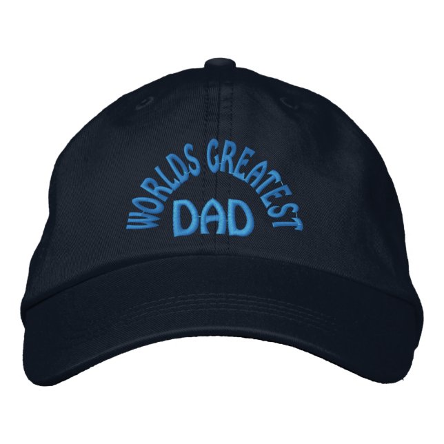 Gorra Bordada Mejor Papá (Anverso)