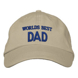 GORRA BORDADA MEJOR PAPÁ DEL MUNDO