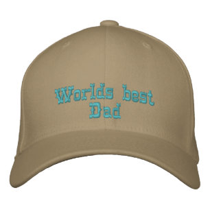 Gorra Bordada Mejor papá del mundo