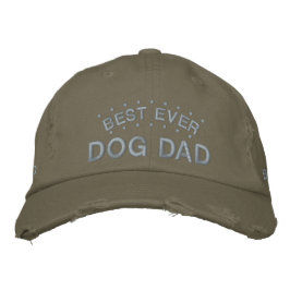 Gorra Bordada Mejor Perro de la Historia Papá Personalizado Dive