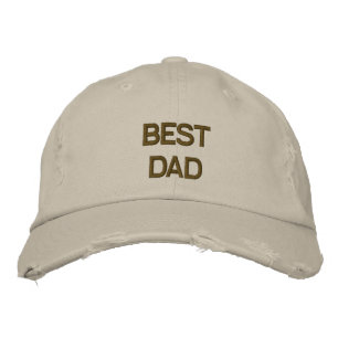 Gorra Bordada Mejor portada barropeada Chino Twill Cap