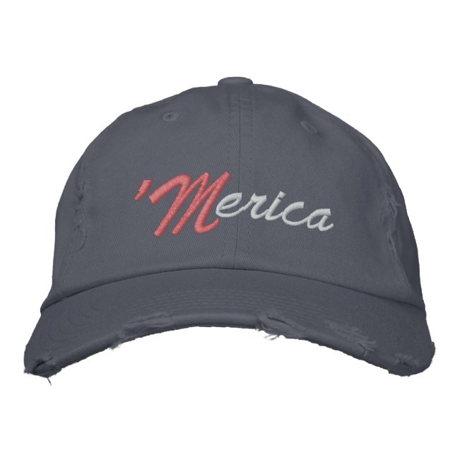 GORRA BORDADA 'MERICA (Anverso)